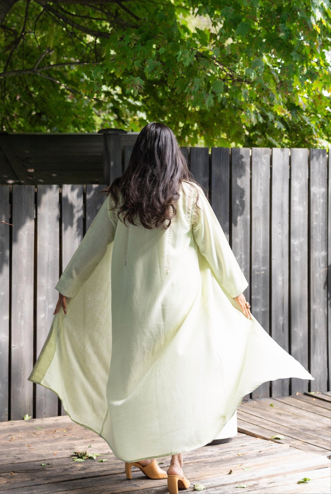 Elegant Abaya with Scarf - Rana Muda