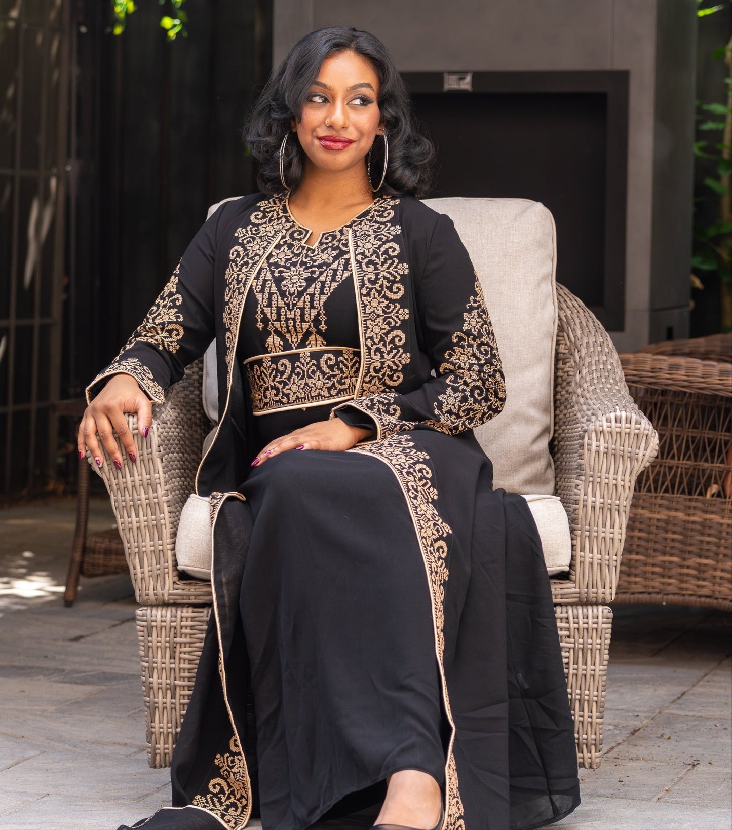 Palestinian Abaya 2 - Pieces - Rana Muda