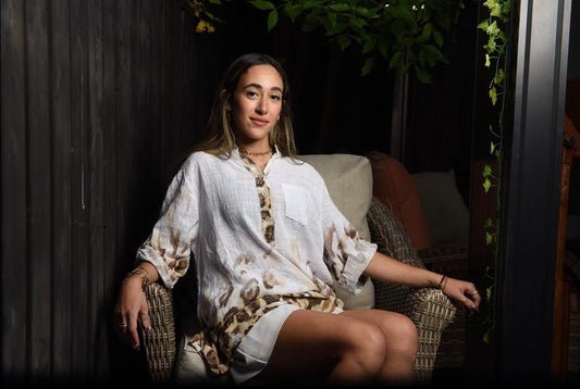 Leopard Print Design Shirt - Rana Muda
